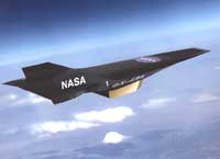 Le X-43, vu par un artiste. (NASA)