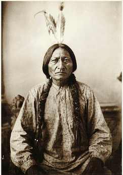 Le grand chef Sioux Sitting-bull